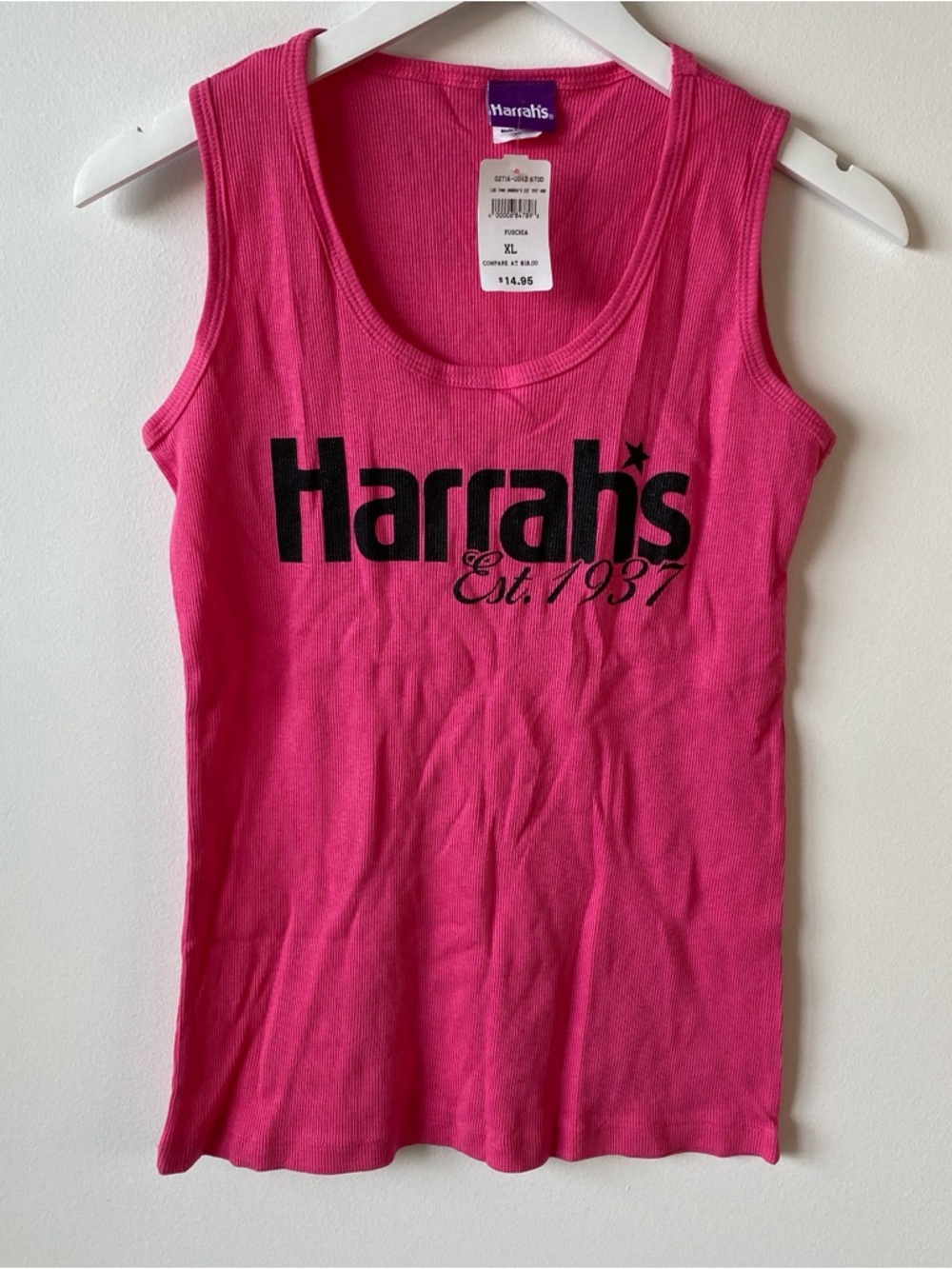 Pink Women's Ribbed Tank Top